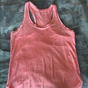 Under Armour Pink Sleeveless Relaxed Tank Top